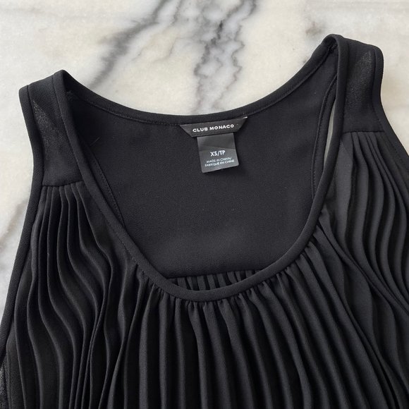 Club Monaco Pleated Racerback Tank - Picture 7 of 15